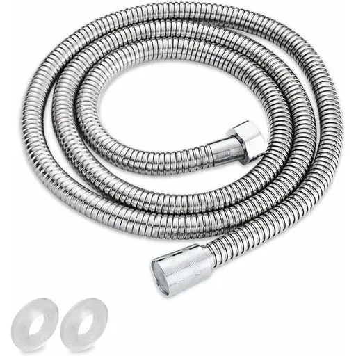 Retro Brass Shower Hose, 150 cm Length, Universal 1/2 Thread Connection, ensures that, despite being exposed material, G1/2 Thread