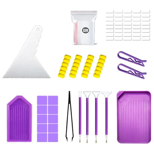 45 or 84 PCS Diamond Painting Tool Kit for DIY Diamond Art Craft Projects Use - 45PCS