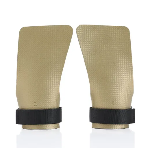 Basketball Hand Grips for Pull-ups Cross Training Gymnastics Weightlifting Palm Protector - Gold S