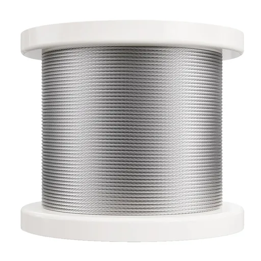 T316 Stainless Steel Cable 3.18mm 7x7 Steel Wire Rope 182.3m Cable Railing