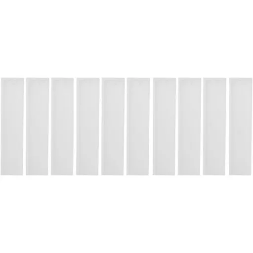 10pcs Silicone Bookmark Mold Casting Mould - Reusable White Form for DIY Pendant and Keychain