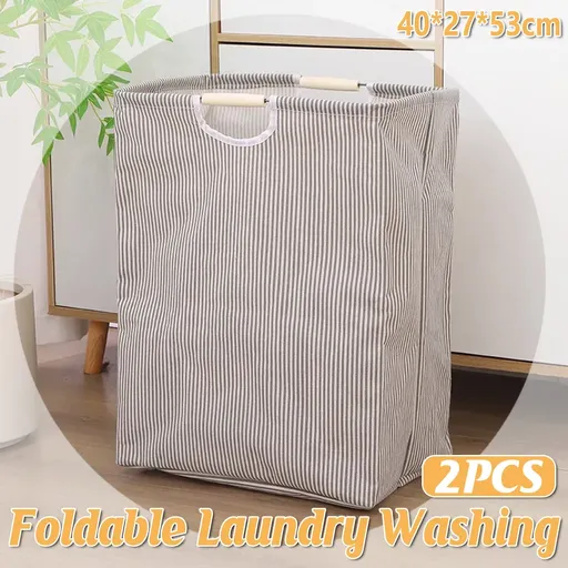 Storage Box Set 2PCS Large Capacity Clothing Storage Basket Bag for Household
