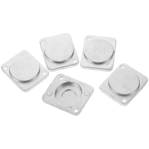 5pcs Panel-mount Blank Plate Heavy-duty Metal Cover Plate for Chassis