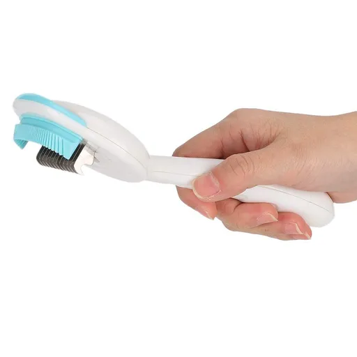 Pet Hair Comb, Pet Hair Brush, Pet Comb for Dog, Puppy, Cat and Dog Grooming Comb with Open Knot Design and Massage Feature