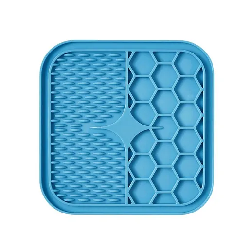 Lick Mat for Dogs with Spatula Dog Slow Feeder Licking Mat Silicone Lick Pad with Suction Cups for Dog Anxiety Relief
