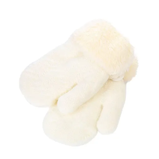 More velvet gloves for children, lovely thick full-finger gloves, gloves for babies and toddlers