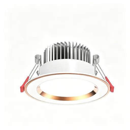 4 Pack Platinum White 7W Warm White [Luxury All Aluminum] (Cutout 6.5-9cm) | Recessed LED Ceiling Light | Halloween Luxury Warm Set | All Aluminum Warm Light Downlight