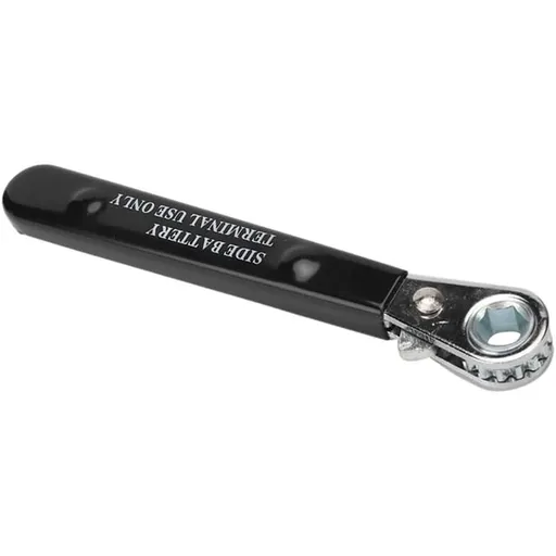 Side Terminal Battery Ratchet Wrench - Point End Insulated Handle Wrench 5/16inch 8mm Single Head Tool for Auto Repair