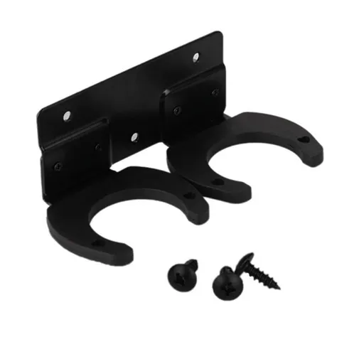 Microphone Holder,Wireless Microphone Holder for Mic Stand Wall Mounted Microphone Hanger Clip Double Hook Stands Holder