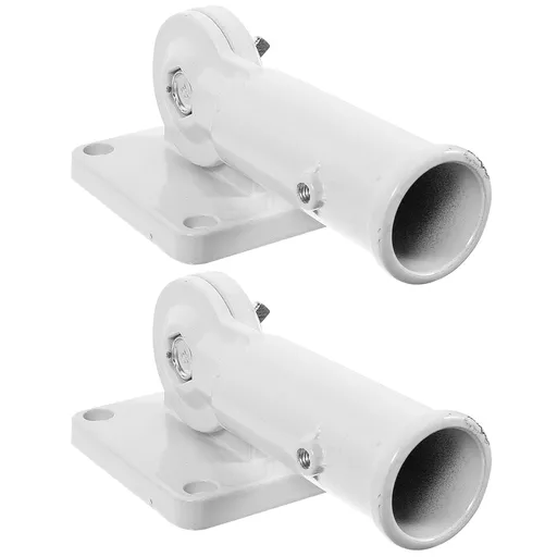 2Pcs Adjustable Flag Pole Clamp for Truck and Outdoor Use 15x7cm