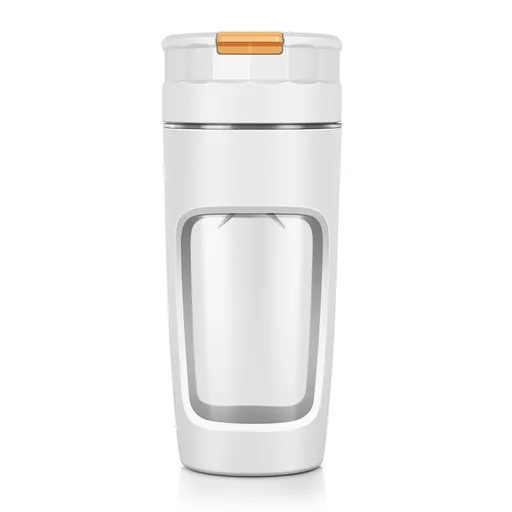 20 oz Portable Blender Cup - USB Rechargeable for Shakes, Smoothies & Juices, Personal Blender for Travel, Office, Gym (White)