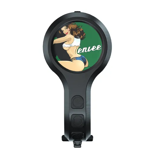 Sexy Woman Super Loud 2-Piece Bicycle Horn Set - Durable Alarm Bell for Mountain & Road Bikes