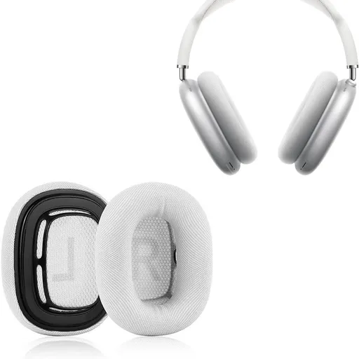 Pair of Replacement Ear Pads for AirPods Max Headphone Ear Cushions White