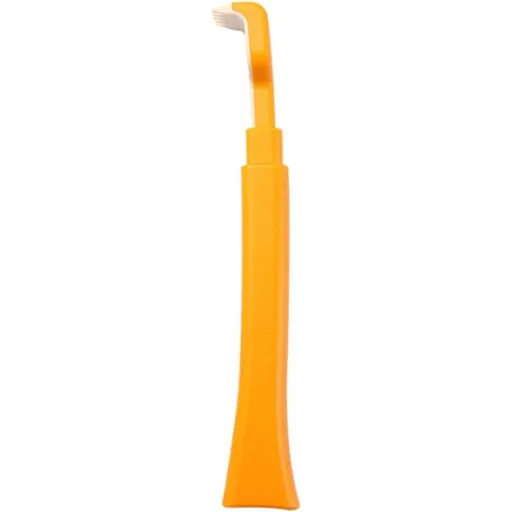 Handheld Retractable Back Scratcher for Elderly with Soft Rubber Grip, Telescopic Design, Orange Finish, Portable Daily Use