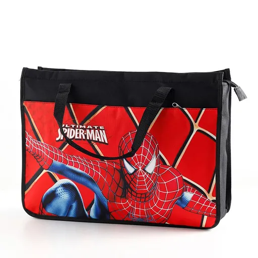 toolesia Nylon Art Bag A3 Sketch Board Storage Cube Black Spider-Man 6 45 long * 11 wide * high 33.5CM