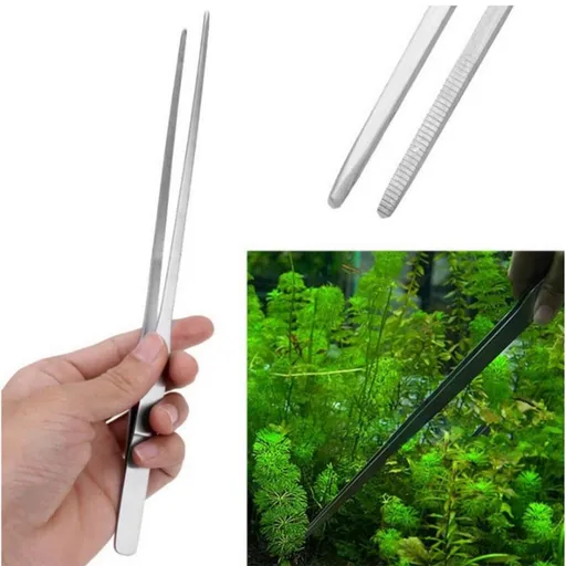 2PCS27cm/10.6 Inches Snake Feeding Tongs,Stainless Steel Extra Long Reptile Feeding Tongs for Worms, Reptiles, Lizards