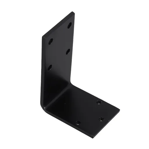 Black Steel Chair Backrest Bracket Ergonomic Lumbar Support for Office Chairs