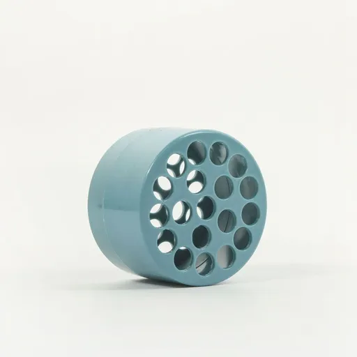Round Flower Arrangement Holder, Multi Hole Floral Pin Frog, Reusable Floral Stem Fixer for Bouquet & Flower Vase Decor-blue