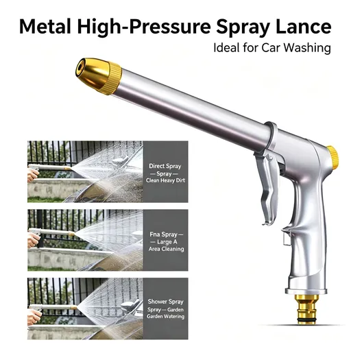 Pressure-Boosted Long Spray Gun | Christmas Long Range Gift | Concentrated Jet High Pressure Water Gun for Far Distance Cleaning