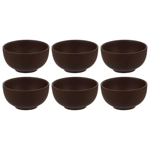 Handmade Clay Tea Cups Set of 6, Small Individual Ceramic Teacups for Traditional Chinese Tea Drinking
