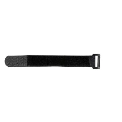 Magic Cable Ties Reusable Winder Coded Organiser Cords Hook Loop Black - 20*300mm 10PCS