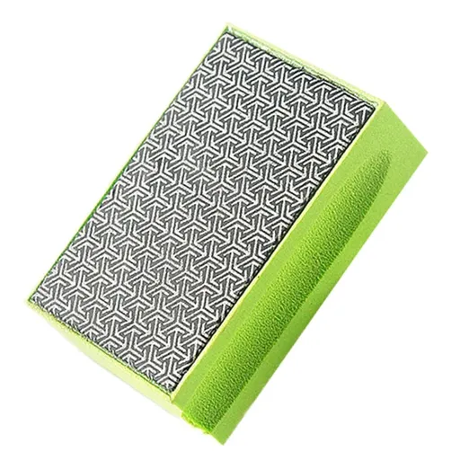 Diamond hand polishing pad, ceramic glass brick surface smoked sponge pad/400 grit diamond sand pad