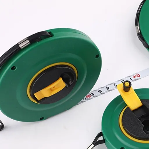 20m Measuring Tape Easy Storage for Carpentry Woodwork Green