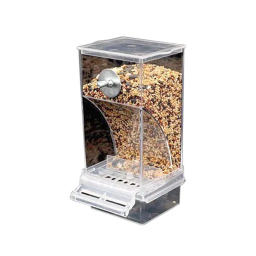 Automatic Cage Bird Feeder Outside