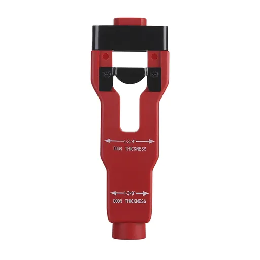 Door Latch Chisel Positioning Tool: Precise Positioning Without Measurement, Easy Installation With Less Effort/red