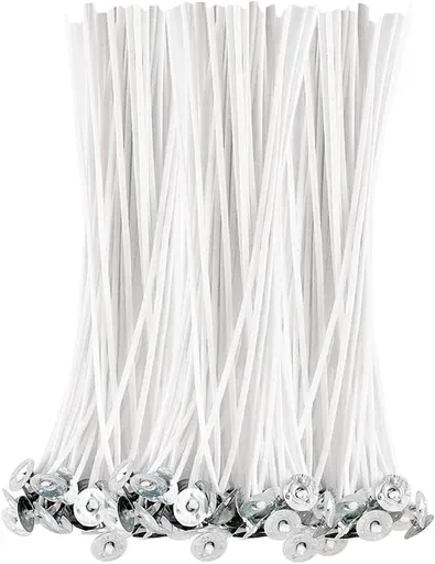 Candle Wicks 6 Inch 200pcs Large Cotton Wicks String for Candle Making Supplies
