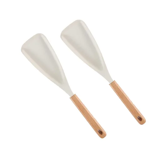 Cedar and Ash Spoon,3 in 1 Spatula Spoons Silicone for Stirring,Cedar and Ash Spoonula,Multifunction Spatula Cooking Spoon,Scooping & Serving,Cooking Spoon For Nonstick Cookingwares White