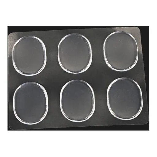 Skin-Friendly Heel Pads Gel 18Pcs Transparent Round Heel Protector Cushions for Men Women