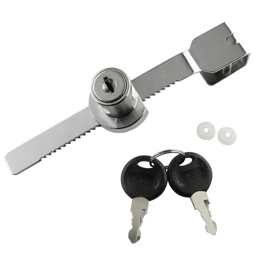 terrace display cabinet, cabinet, sliding glass sliding door with key, furniture hardware, universal key type serrated lock