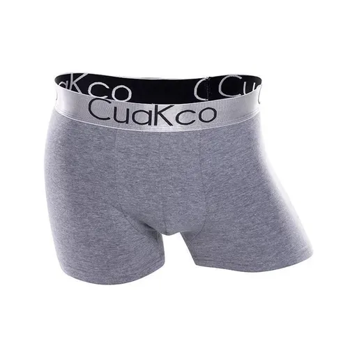 Cua Kco Men's Underwear Mid Waist Breathable Boxer Light gray M Suggested 35.00 kg-45.00 kg