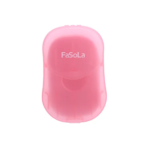 Portable Disposable Soap Paper Sheets, Travel Hand Washing Soap Flakes-Rose