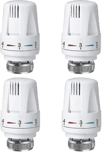 Thermostatic Head Replacement Compatible with M 30 X 1.5 Radiator Valve 4 Parts Antifreeze