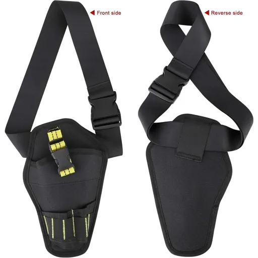 Tool Belt, Tool Holster Belt With Adjustable Belt And Open Loops For Storing Tools And Drill