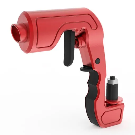 Multifunctional Champagne Gun with Bottle Opener and Spray Dispenser - Party Beverage Fun Sprayer for Wine Beer Champagne Carbonated Drinks, 2 Pack Red