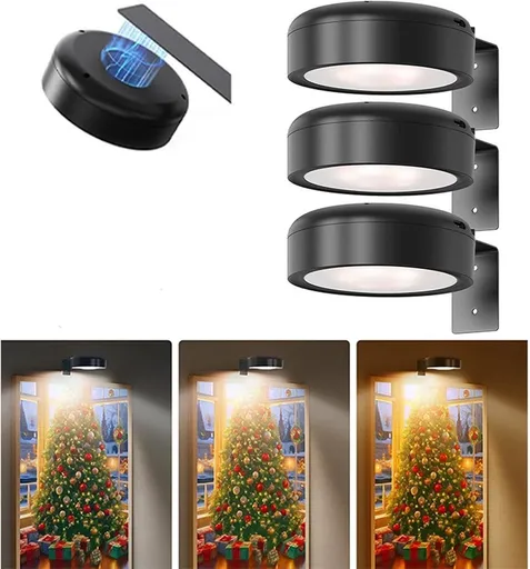 3 Pack Battery Operated Picture Lights, Magnetic LED Wall Art Display Lamp With Remote Control, 3 Lighting Modes Dimmable For Framed Paintings, Black
