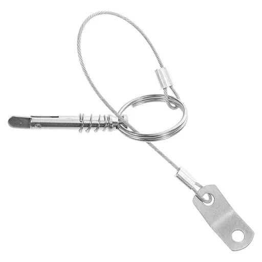 Stainless Steel Marine Trailer Pin with Lanyard for Boat Jack and Marine Hardware