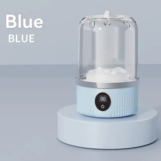 Portable Washing Machine Travel Washing Machine USB Rechargeable Washing - Blue - Size 1689