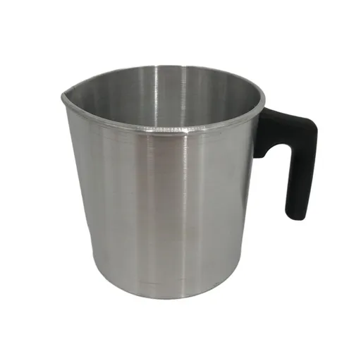 Light Candle Making Pouring Pot, Aluminum Wax Melting Pot with Heat-Resistant Handle and Dripless Pouring Spout for Candle Making