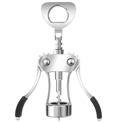 Zinc Alloy Wing Corkscrew Heavy Duty, Cork Screw Beer Opener for Bartenders, Multifunctional Bottle Opener for Home Kitchen