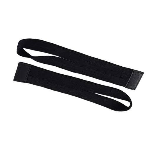 1 Pair Weightlifting Wrist Straps, Adjustable Lifting Straps for Gym Training, Deadlifts, Strength Training and Bodybuilding - Black