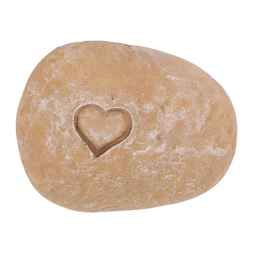 Pet Memorial Garden Stone DIY Lettering Simulation Pebbles Pet Grave Marker for Dogs Cats Love Stone Sand Color