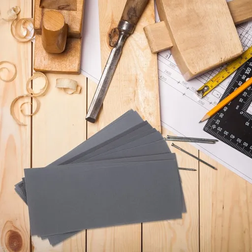 Fine Grit Sandpaper Assortment 400-1200 Grit, Grey, Wet & Dry Sanding Sheets for Varnish, Paint, Wood, Metal, Auto Body