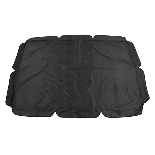 Swing Canopy 600D Silver Coated Oxford Cloth Waterproof Swing Top Cover for Outdoor Black