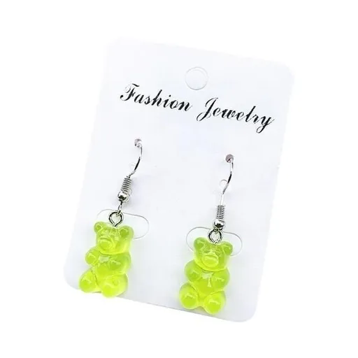 Veile Studios Gummy Bear Earrings - Green - Dangle