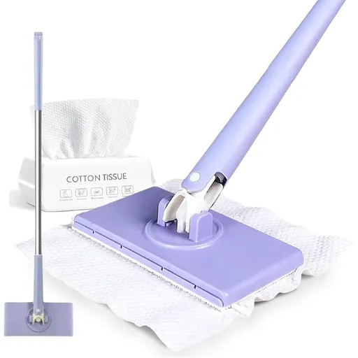 Hands-Free Multi-Purpose Flat Mop, new Multifunctional Lazy Mop with One, Locking Head for Wall Bathroom Toilet Corners Multi-Surface