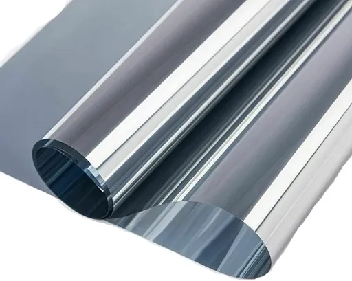 Mirror Reflective Self-Adhesive Window Film for Sun Protection UV Blocking and Privacy, 40cmx2m, Gray
